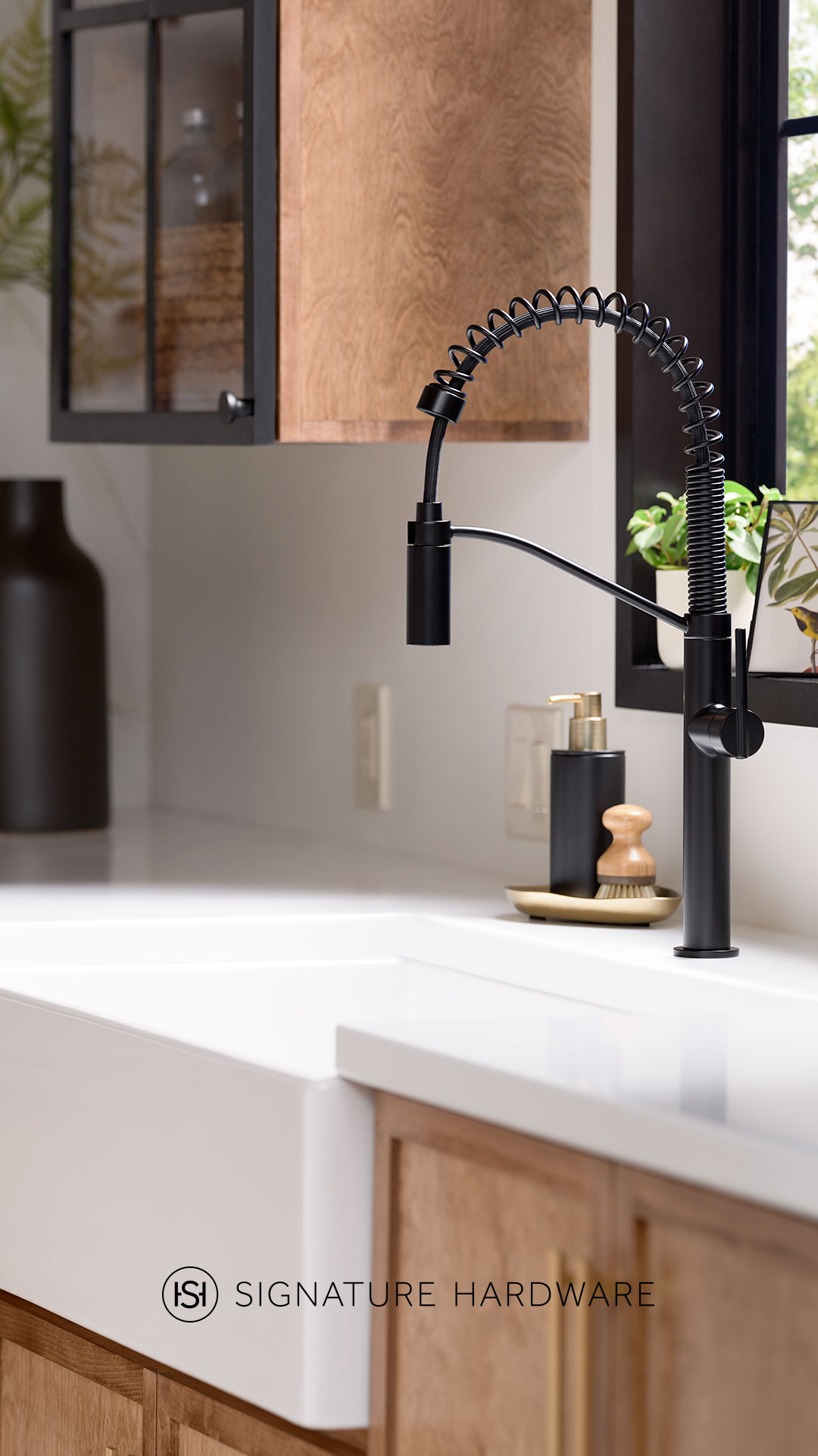 Spring Spout Kitchen Faucet