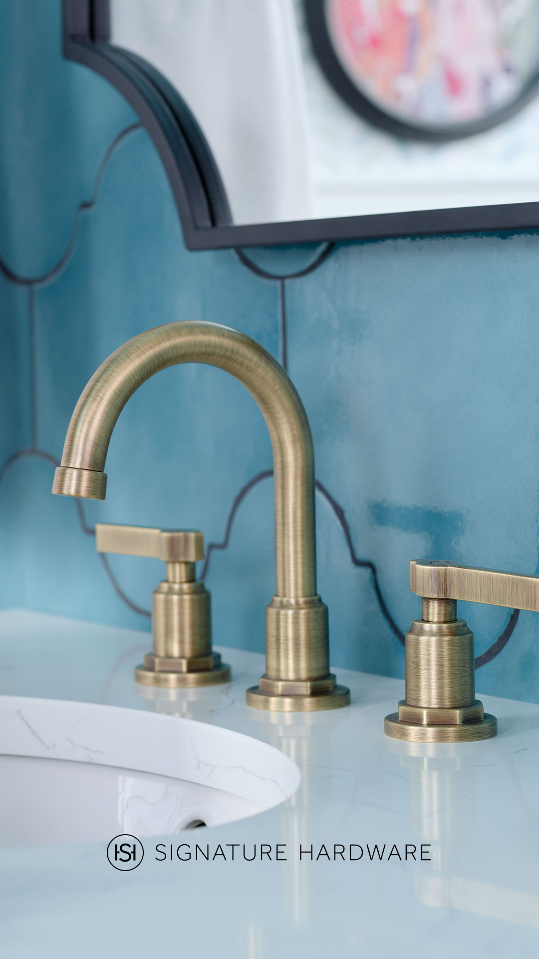 Widespread Sink Faucet