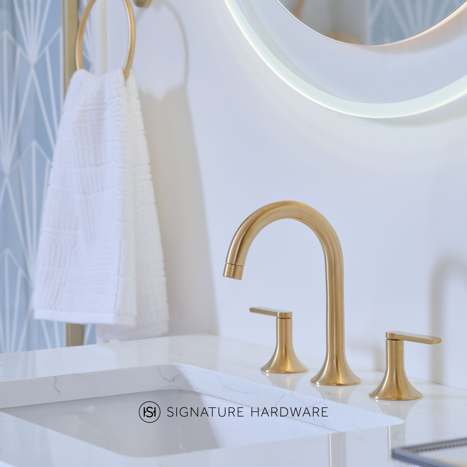 Widespread Sink Faucet