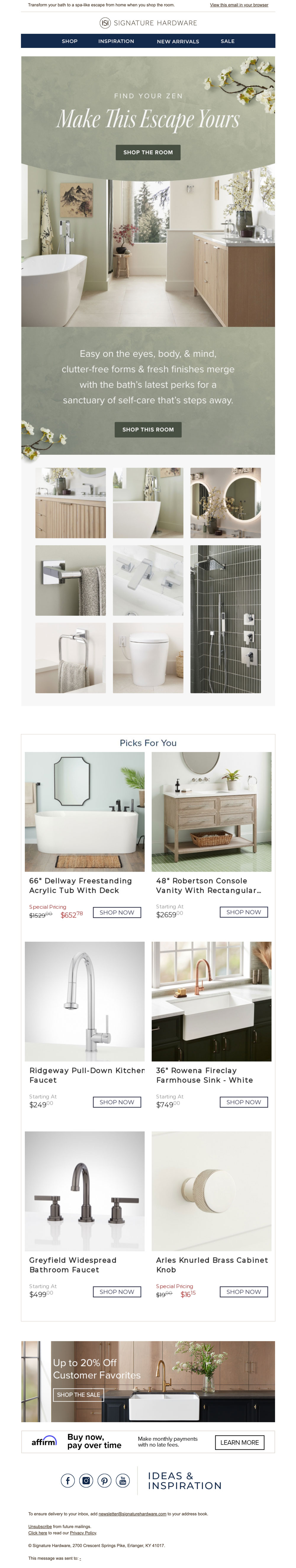 Find Your Zen Email Newsletter